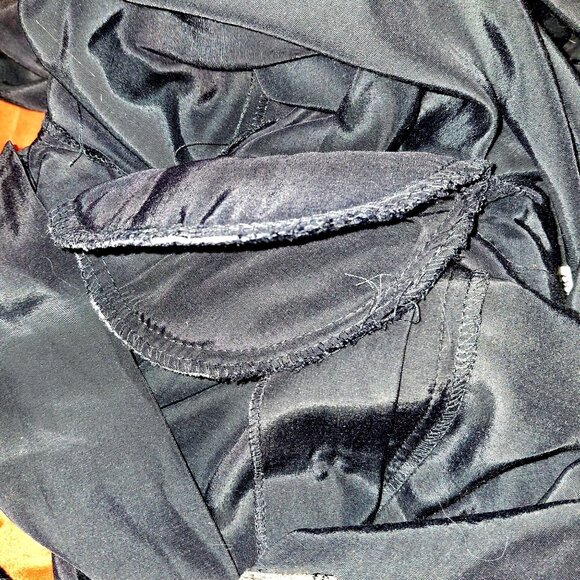 Vintage R&M Richards Black & Gold Embroidered Blouse Bling Retro Y2K Festival - Picture 9 of 10